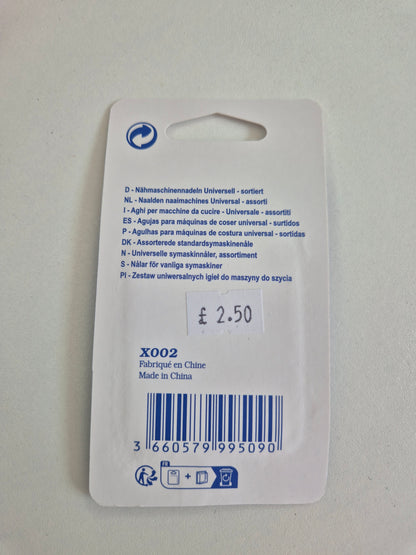 Machine needles universal