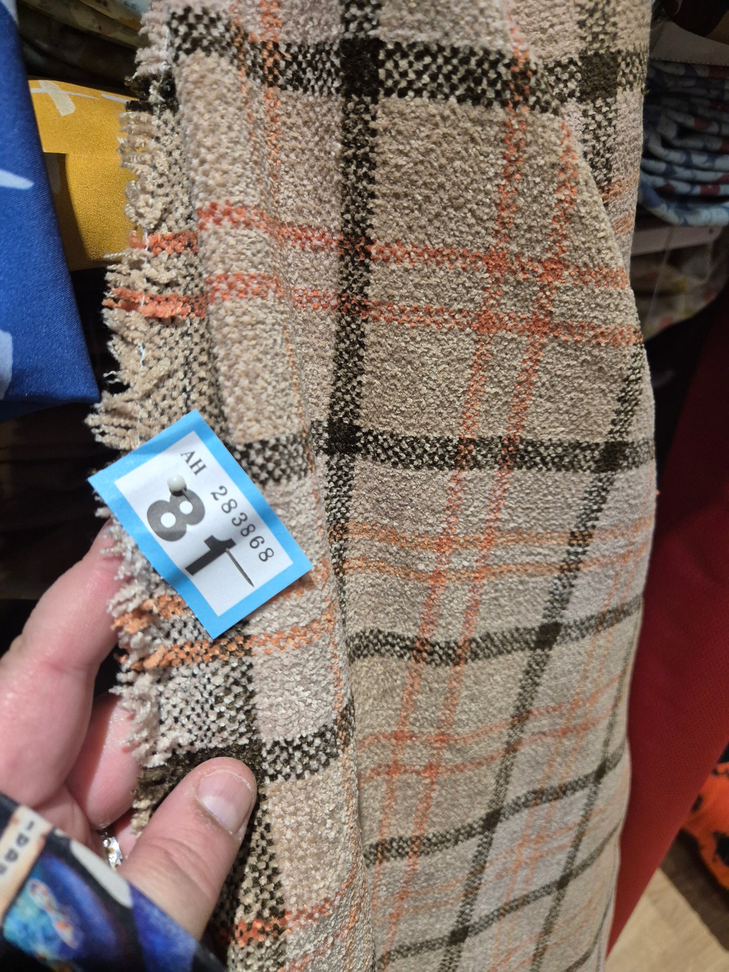 Number 81 check upholstery 3m