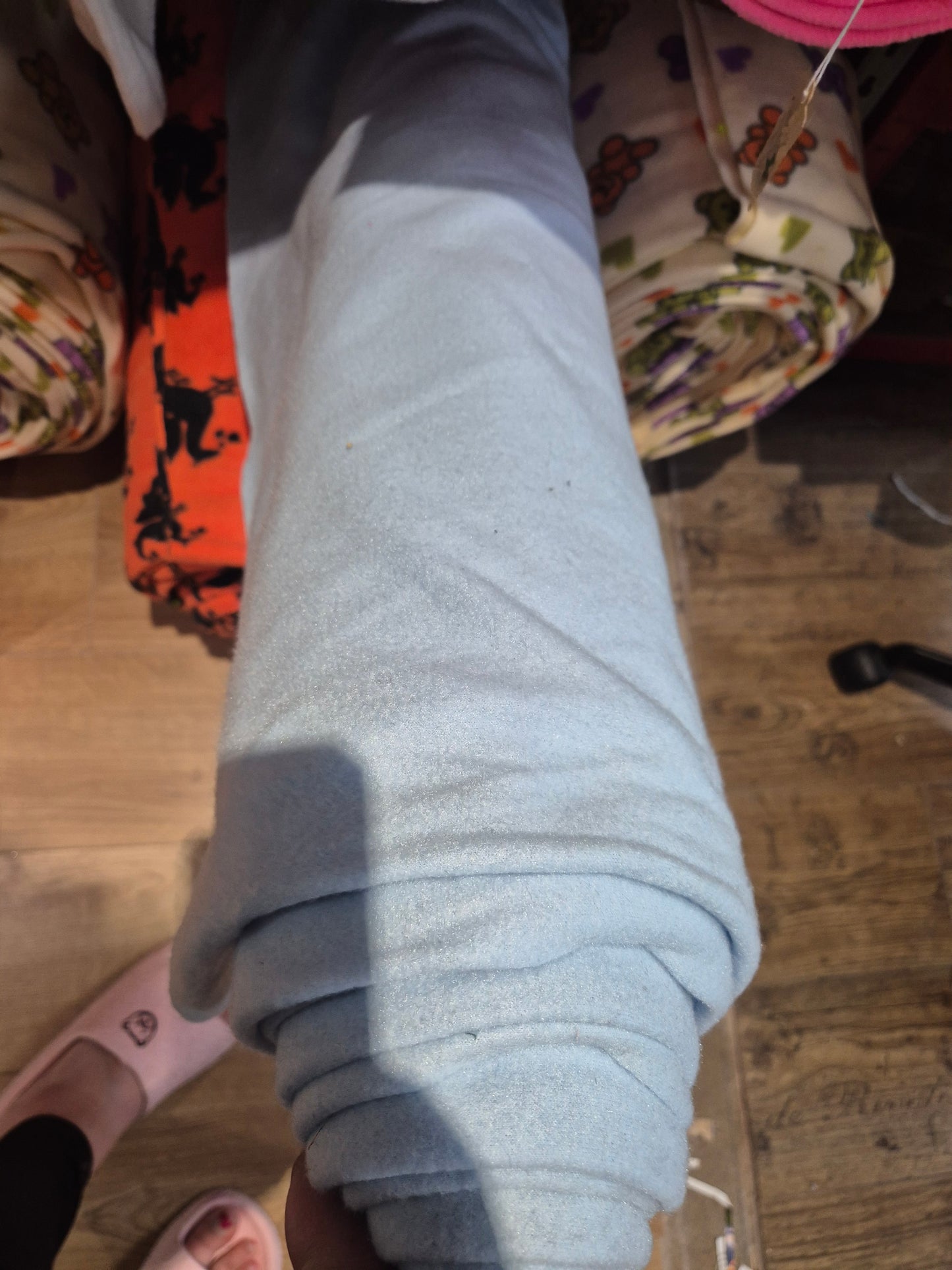 baby blue polar fleece