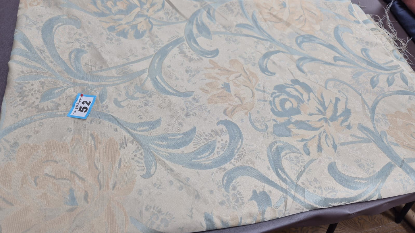 Number 52 floral curtain fabric 3m