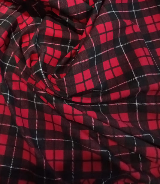 Cotton check t shirt