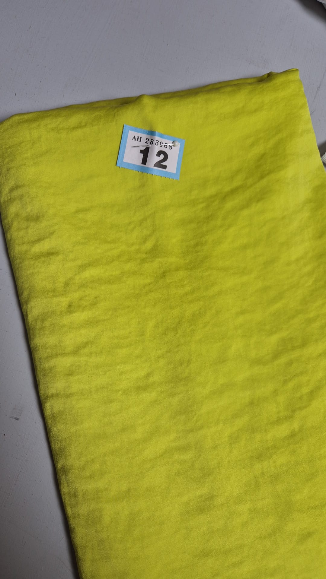 Number 12 Yellow apple dress fabric 3m