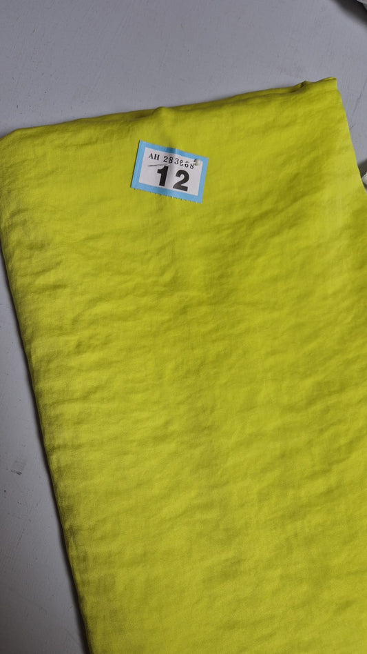 Number 12 Yellow apple dress fabric 3m