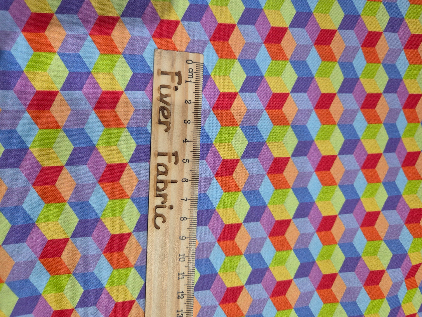 100% cotton 3D cubes