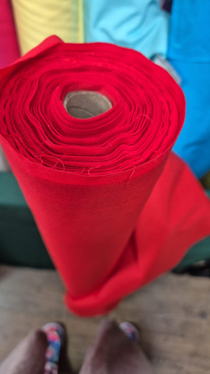 Polycotton - Red
