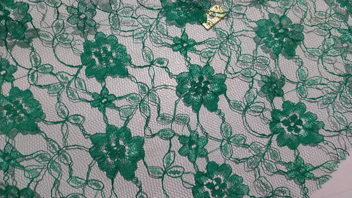 Green lace - no stretch
