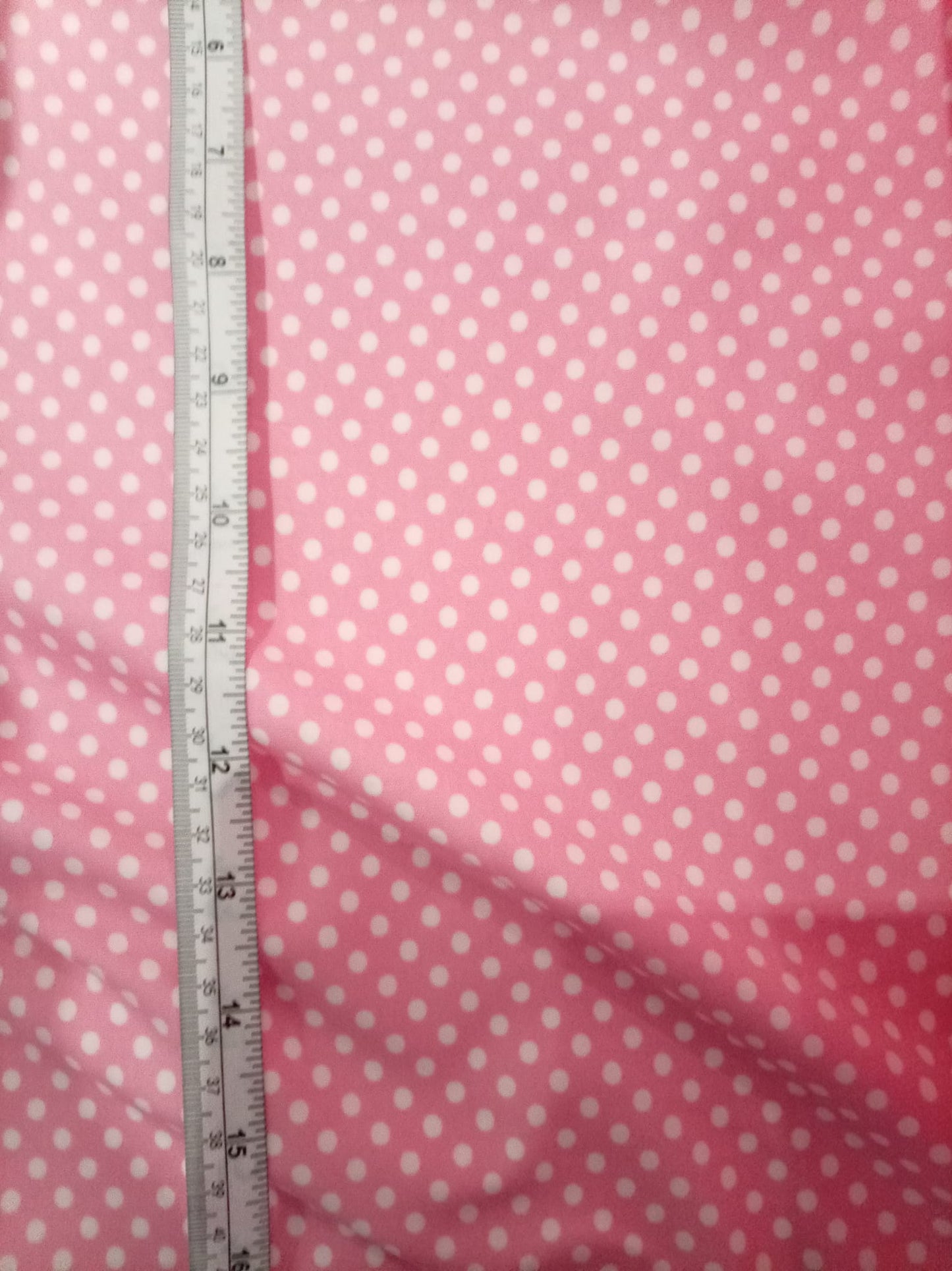 Pink spotty jersey (medium spots)