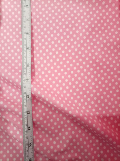 Pink spotty jersey (medium spots)