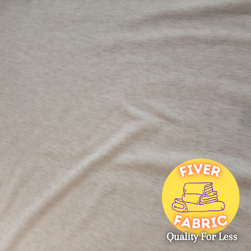 Marl jersey cream