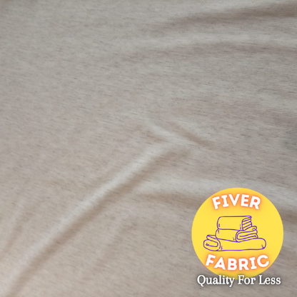 Marl jersey cream