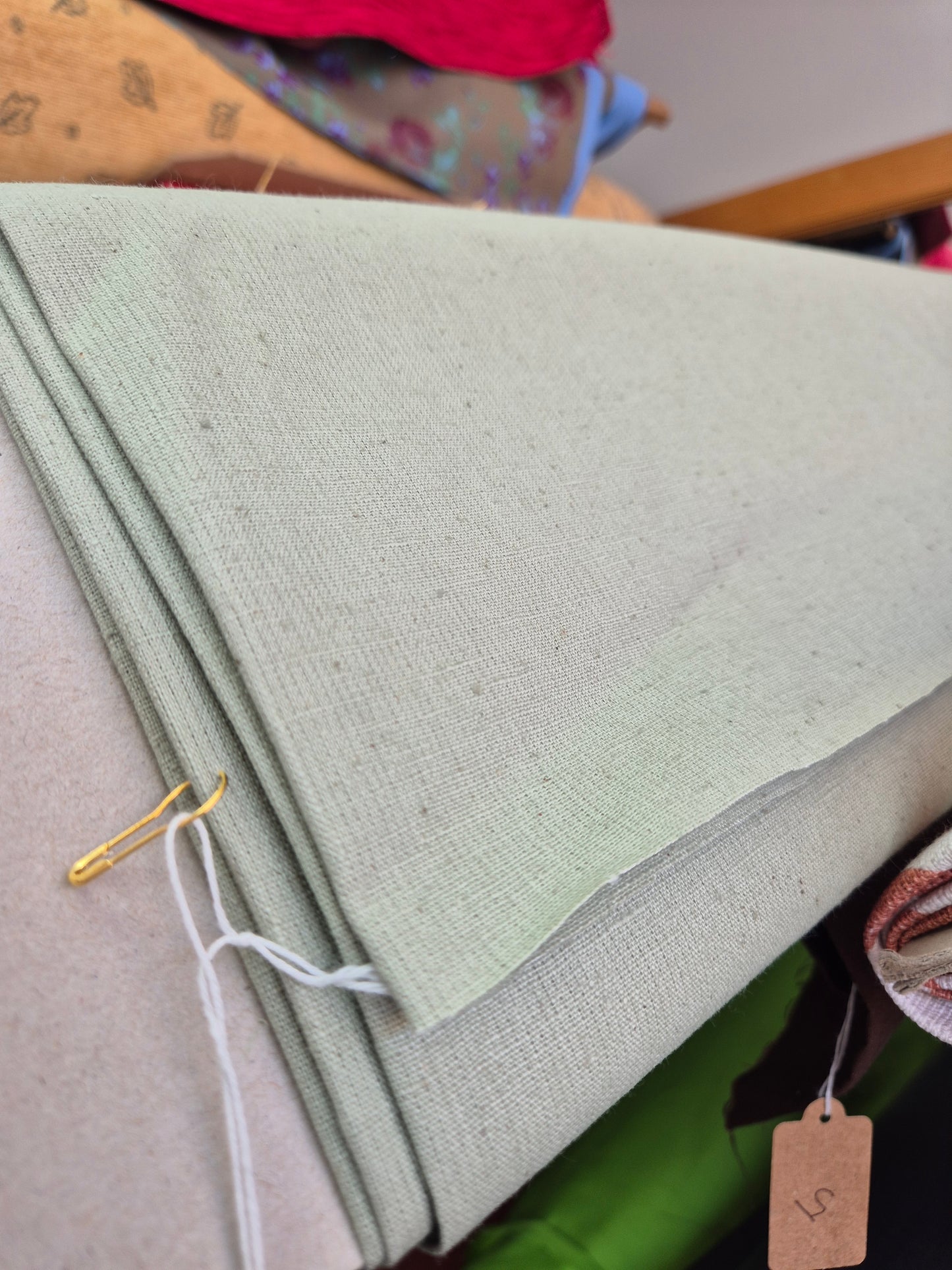 Plain Linen sage