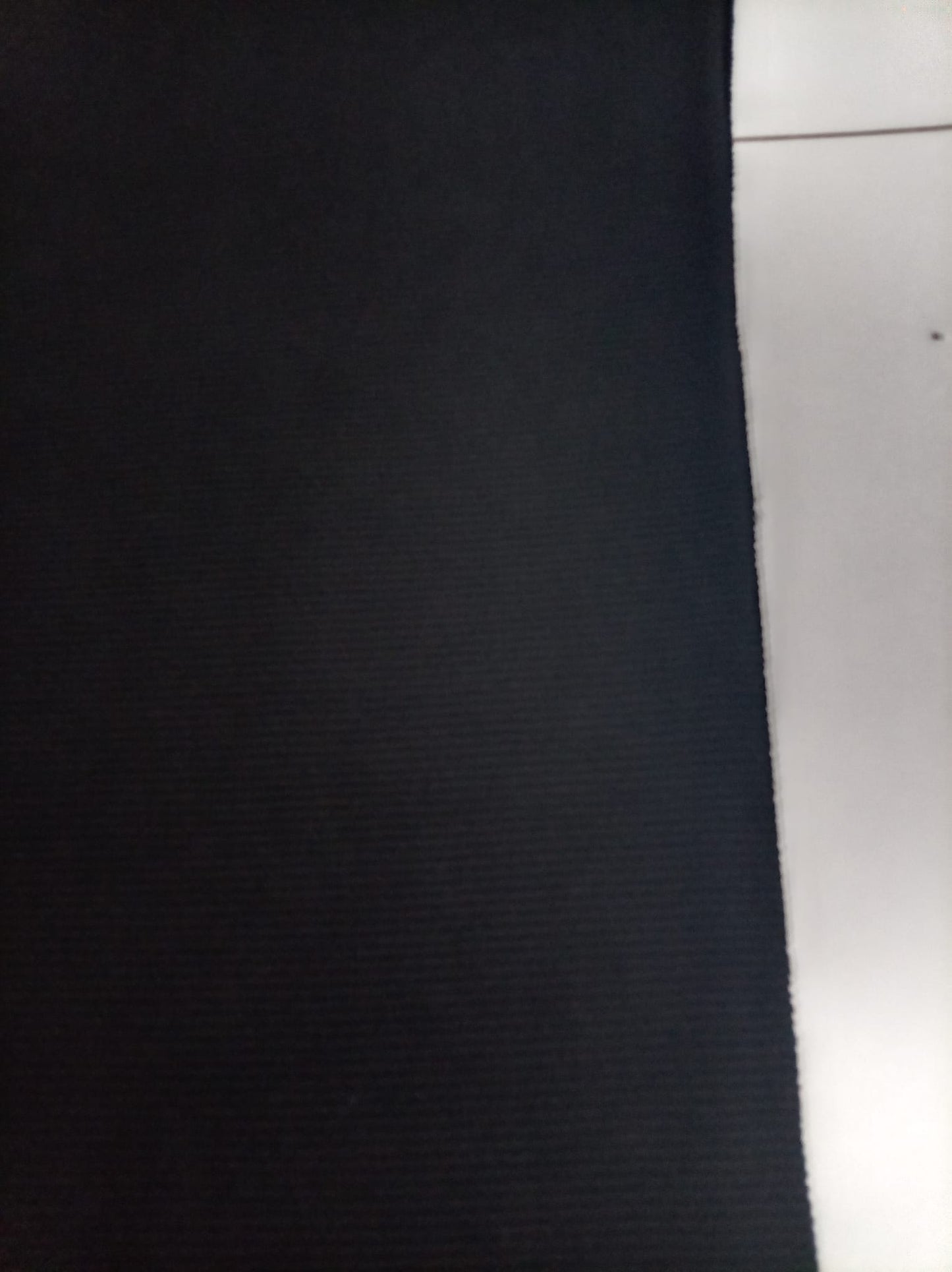 Black ribbed jersey