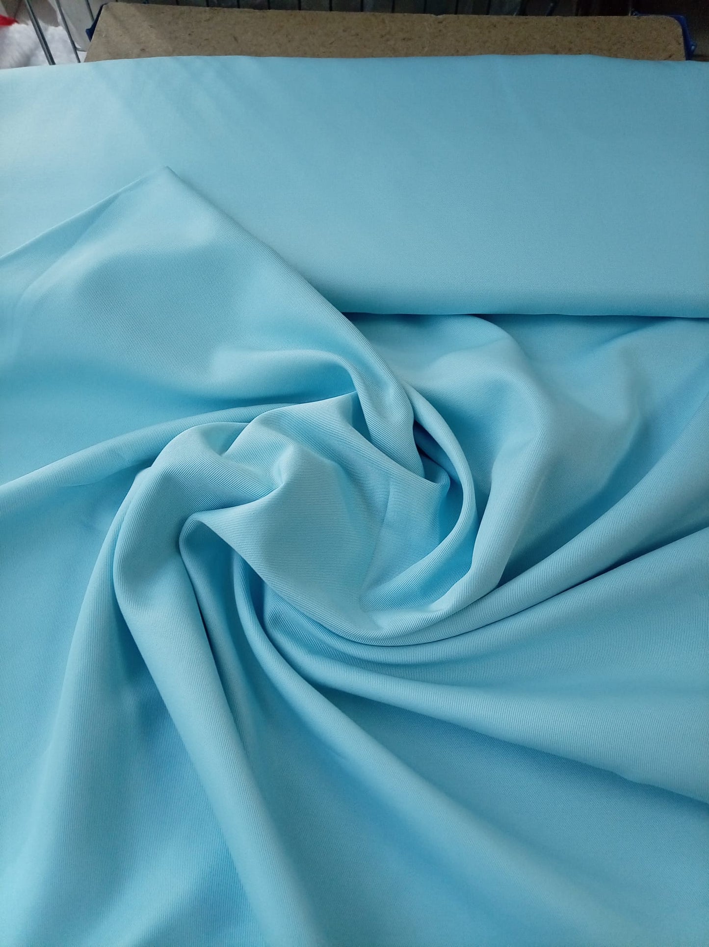 Blue dress fabric