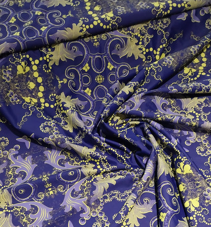 Butterflies dark background lycra