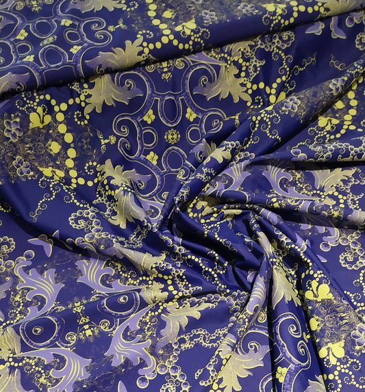 Butterflies dark background lycra