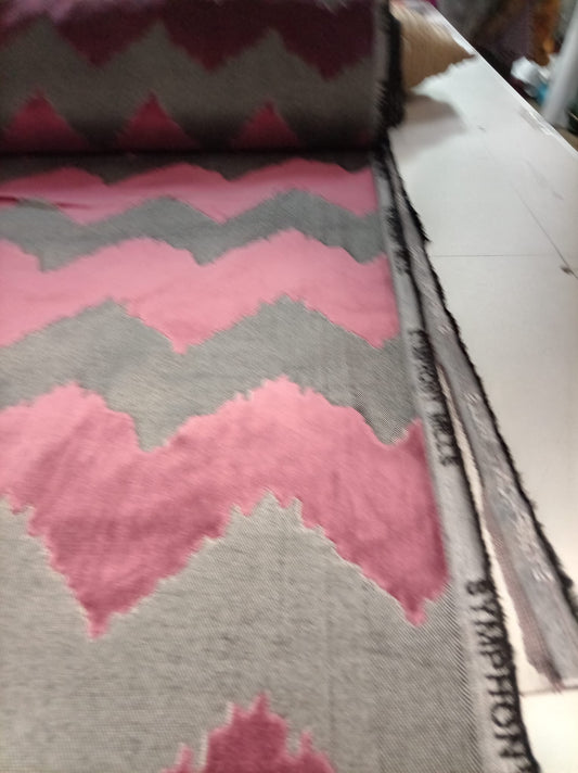 Zig zag upholstery