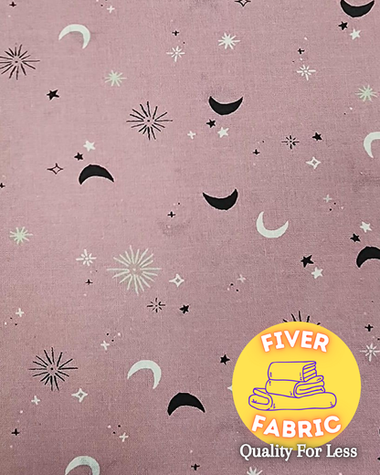 Stars and moon cotton