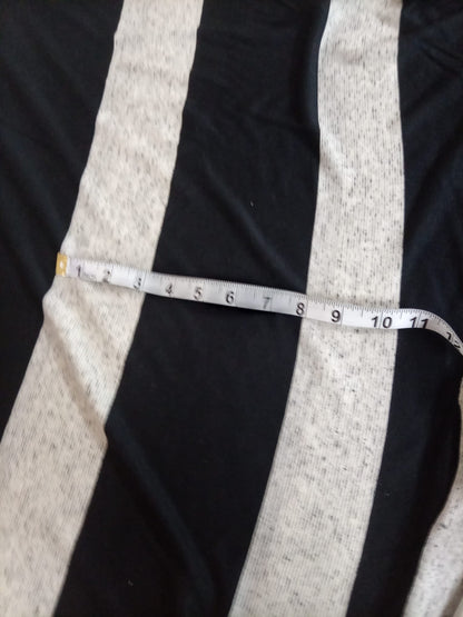 Striped jersey grey and black