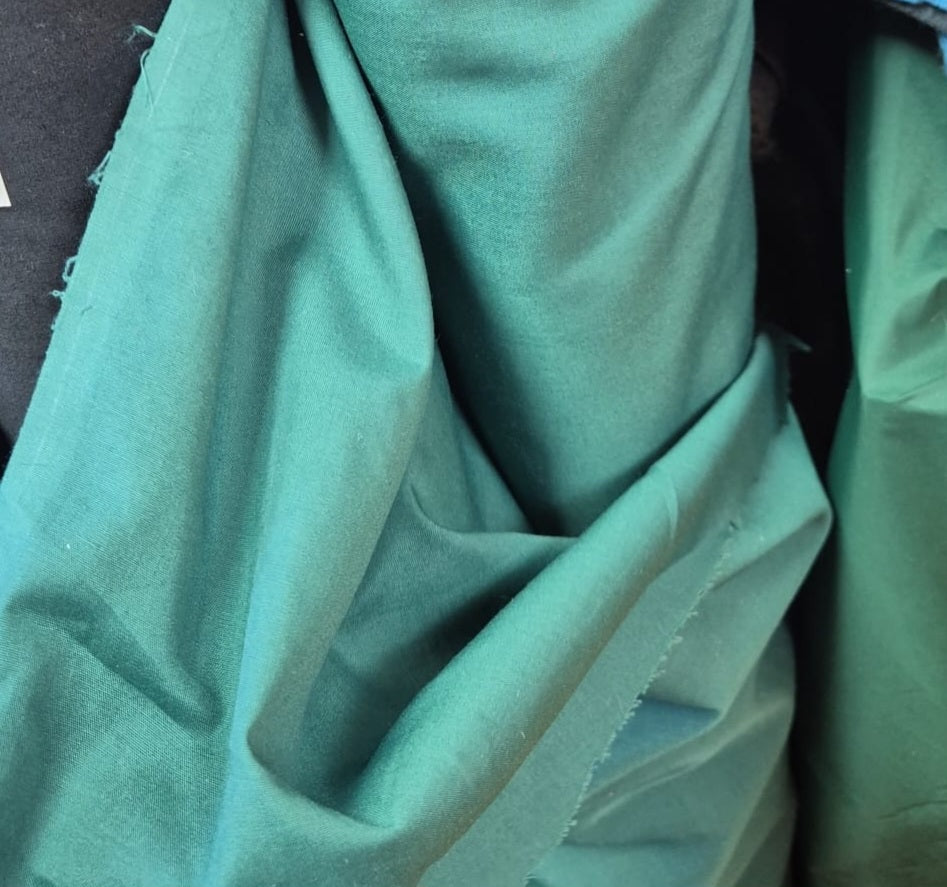 Polycotton - Emerald Green