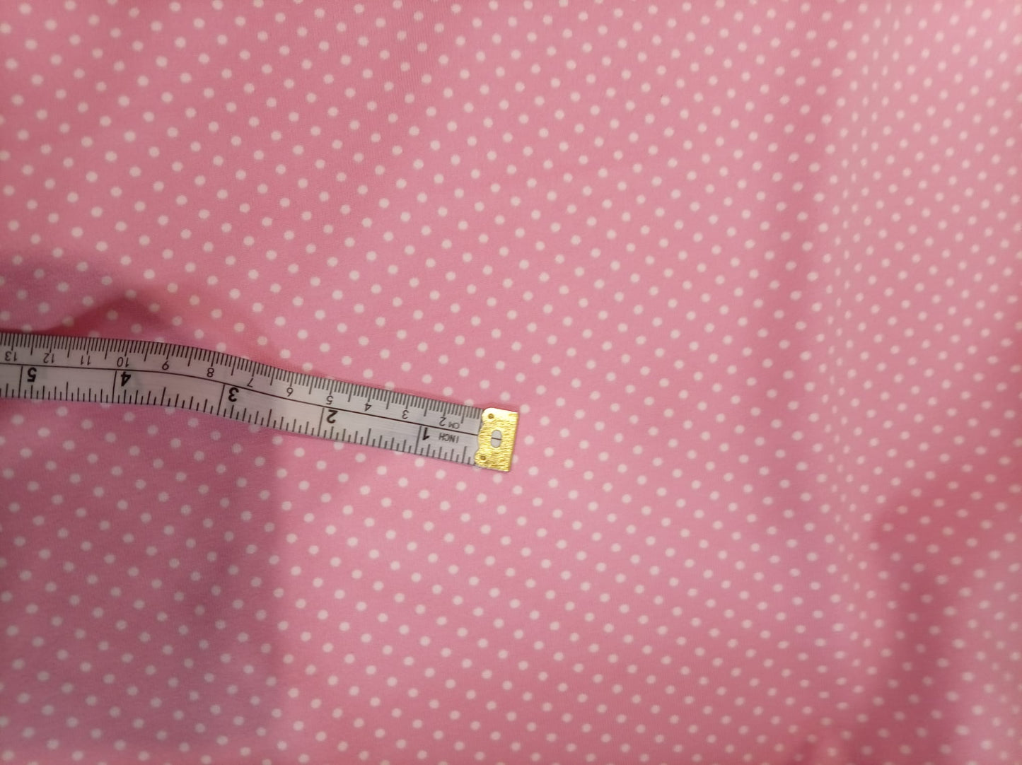 Pink spotty jersey (small gap circles)