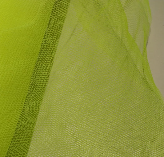 Bright yellow dress net stiff