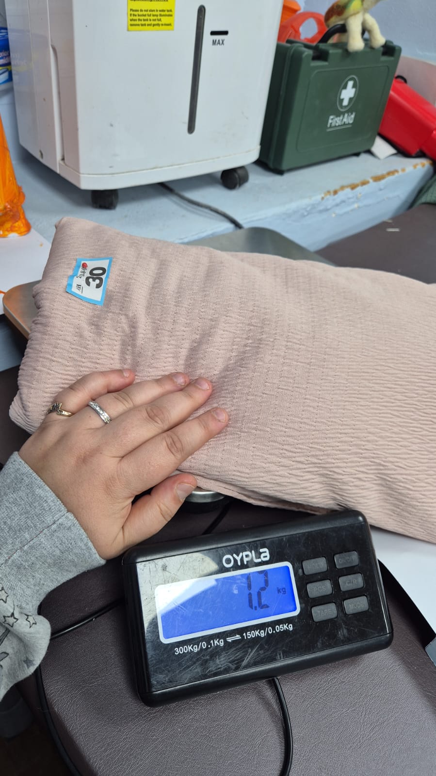 Number 30 pre shirred light pink 3m