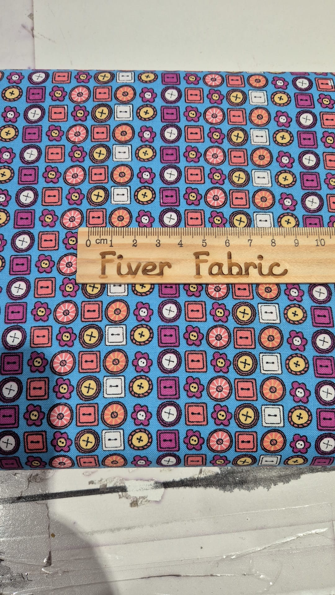 100% cotton buttons