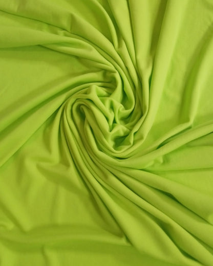 Limey green  poly jersey