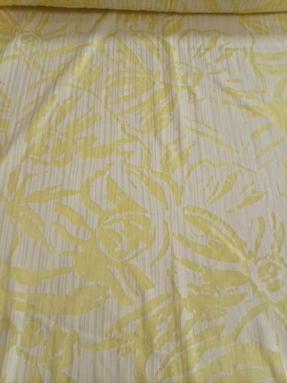 Yellow sheer jersey