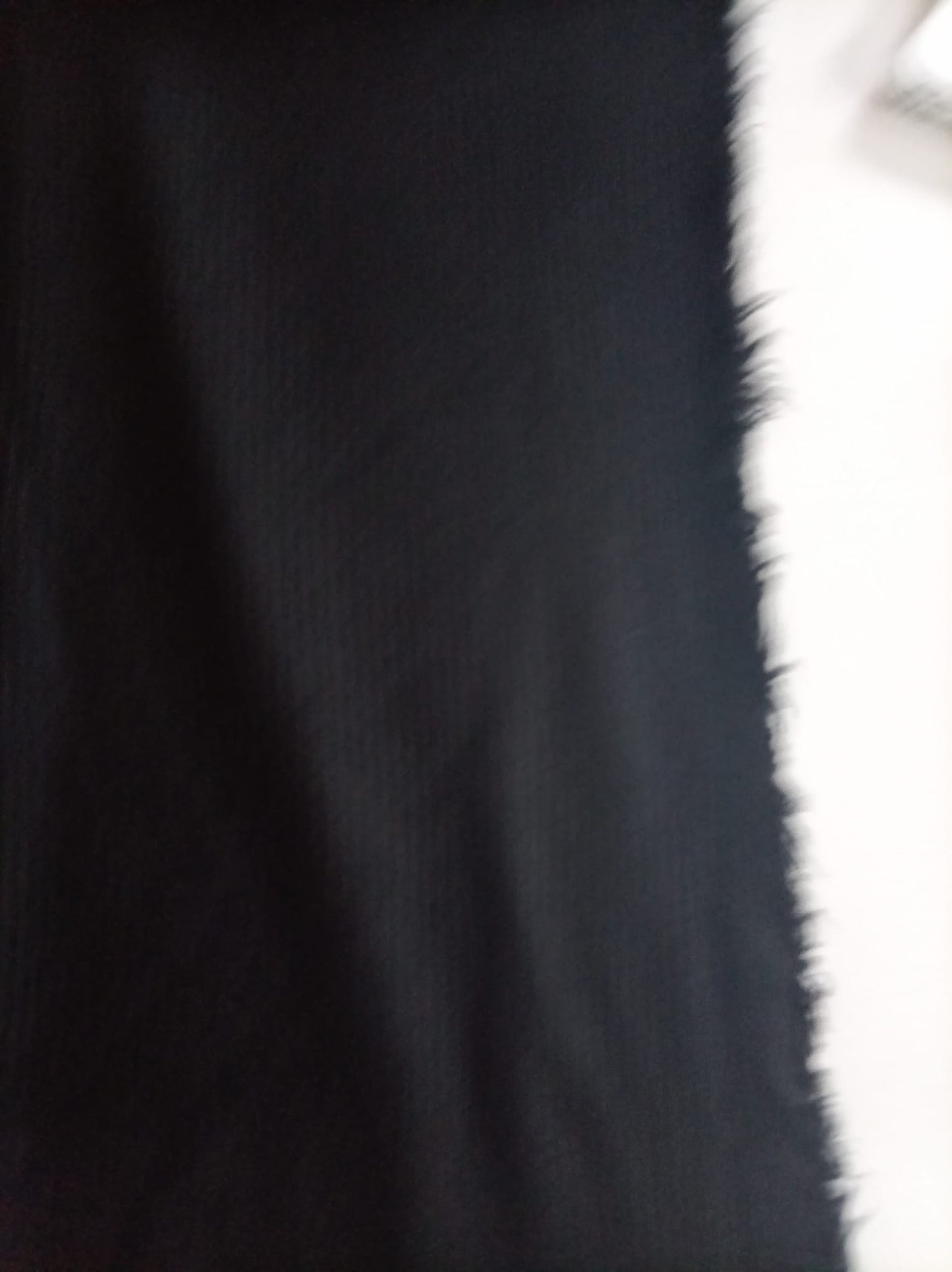 Super soft ribbed jersey black