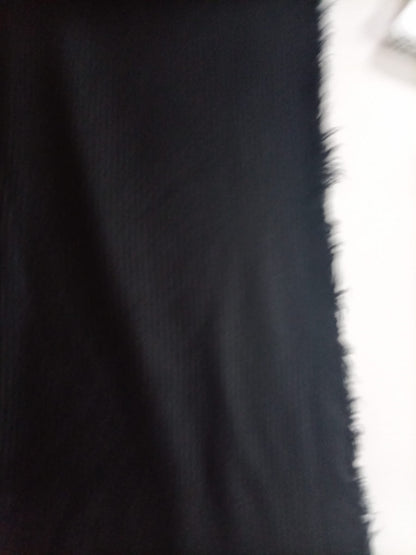 Super soft ribbed jersey black
