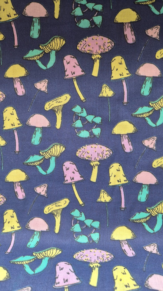 Magic Mushrooms on Navy