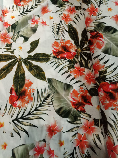 Tropical leaves jersey