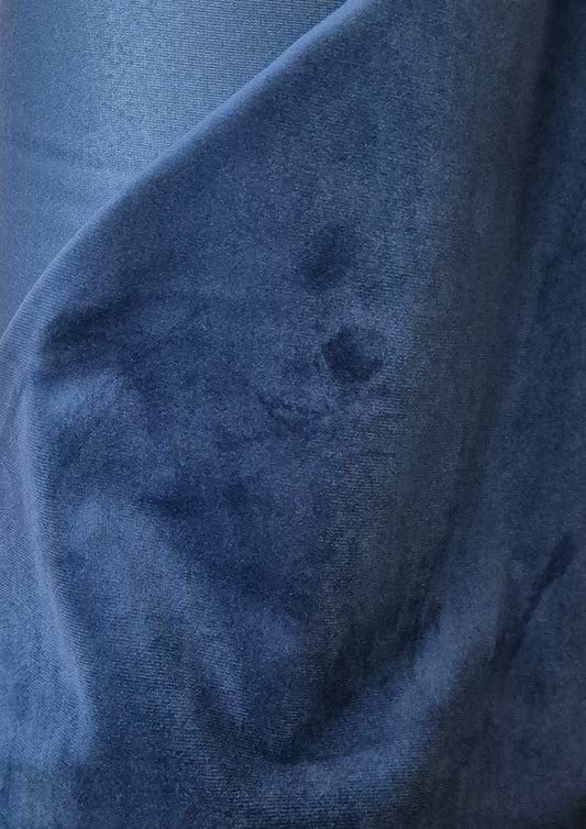 Navy Velvet no stretch