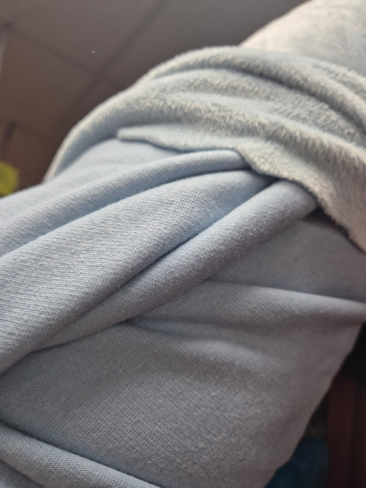 Alpine fleece sweatshirt light blue