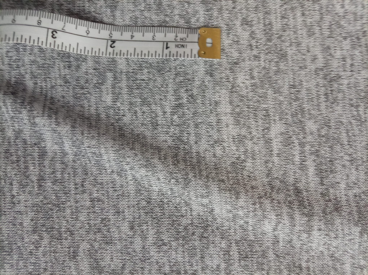 Light grey marl knit jersey