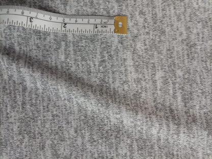 Light grey marl knit jersey