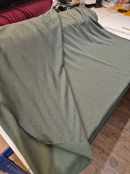 Green microfleece sweatshirt