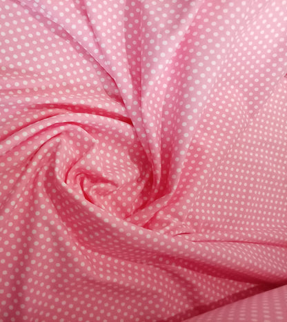 Pink spotty jersey (medium spots)