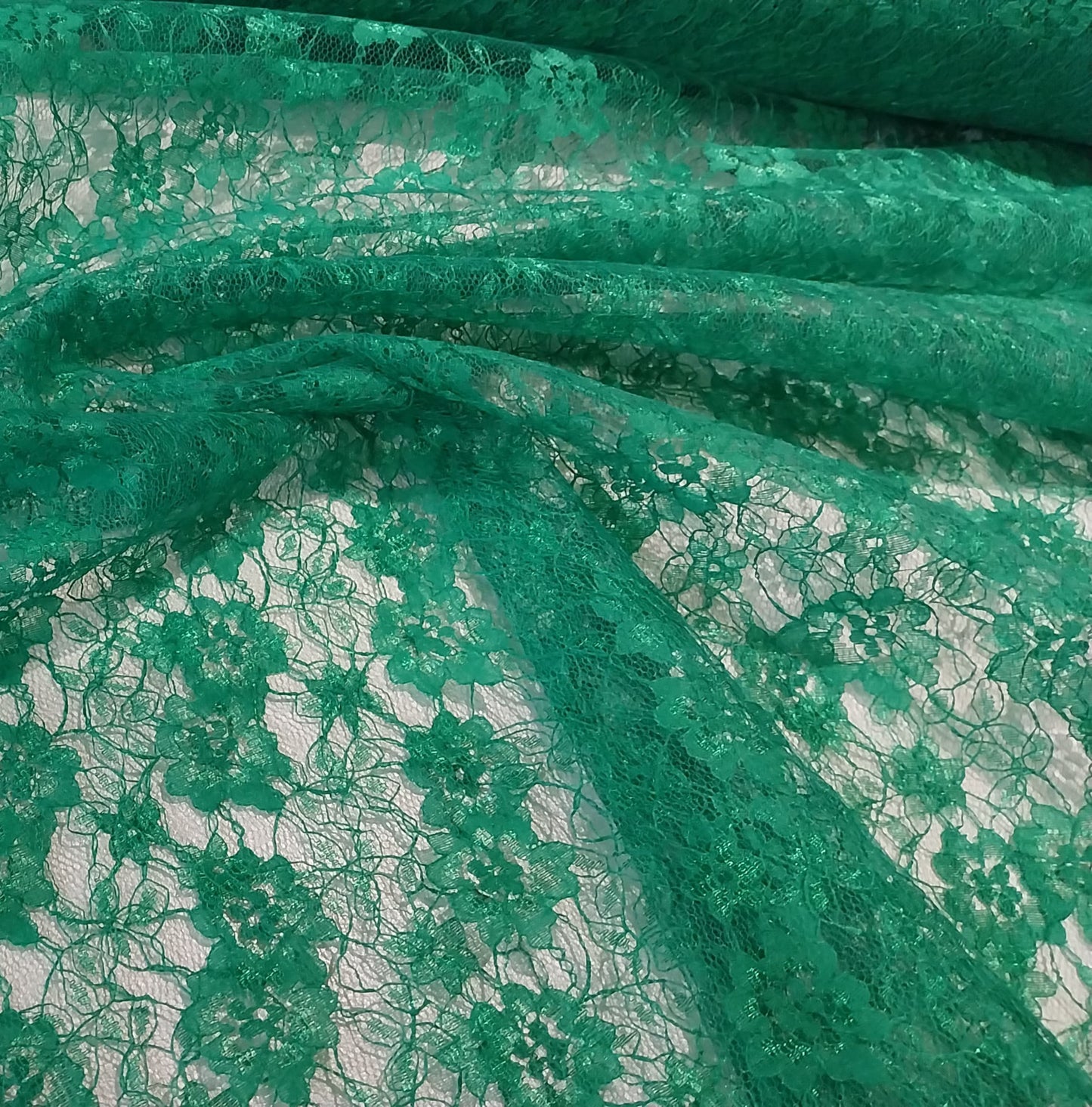 Green lace - no stretch