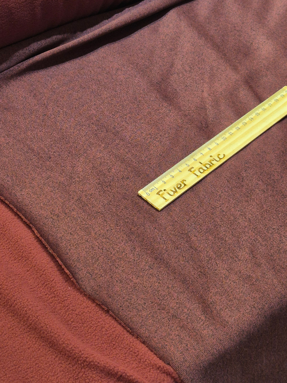 Wine microfleece sweatshirt