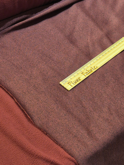 Wine microfleece sweatshirt