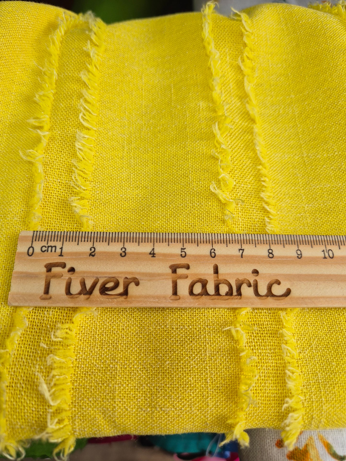 Yellow linen