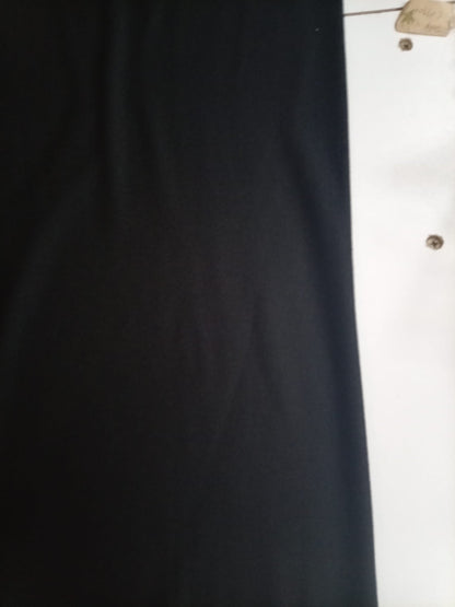 Black knit jersey