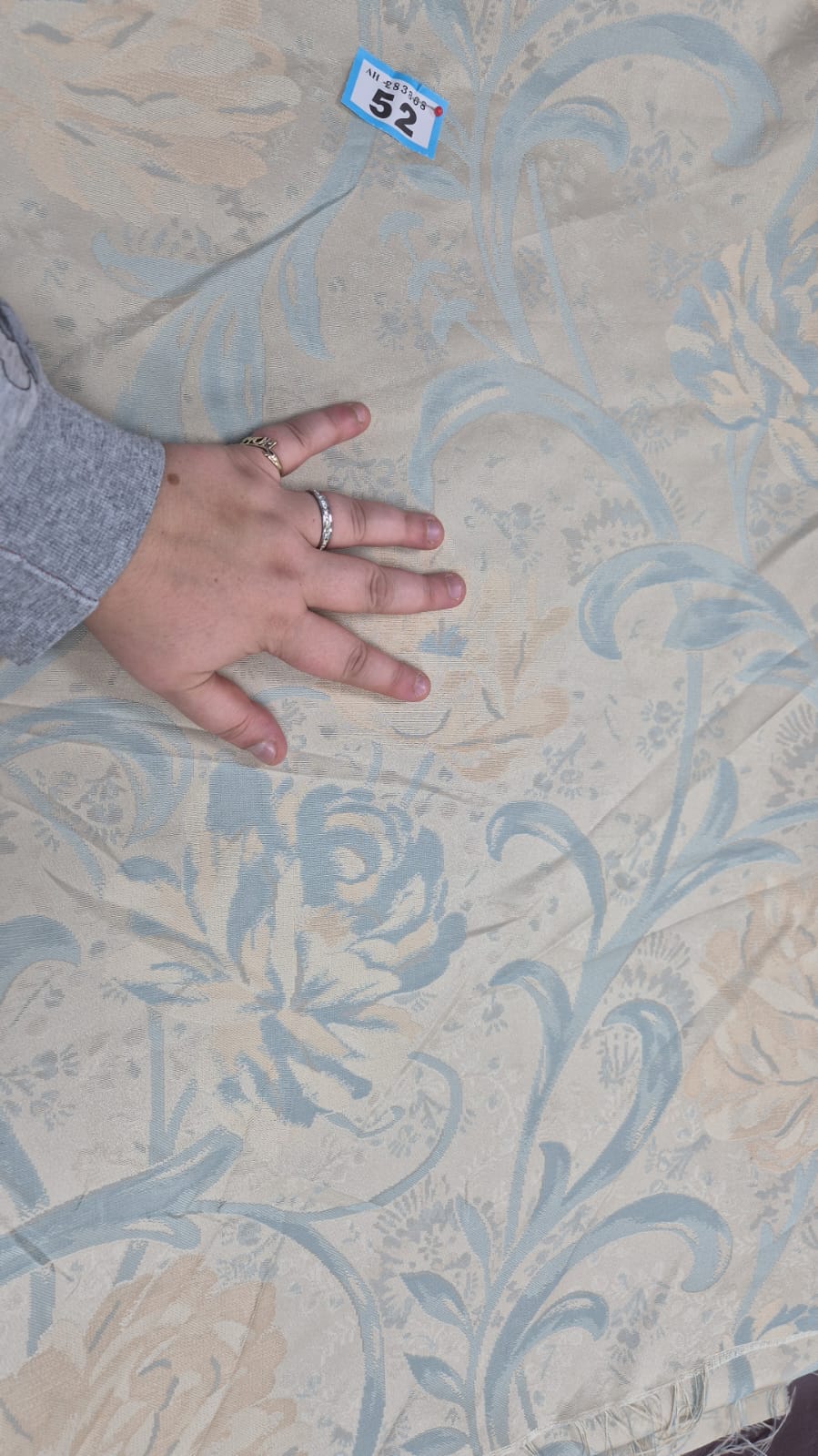 Number 52 floral curtain fabric 3m