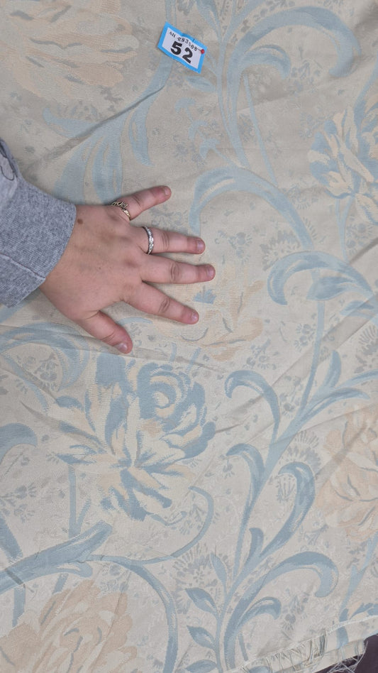 Number 52 floral curtain fabric 3m