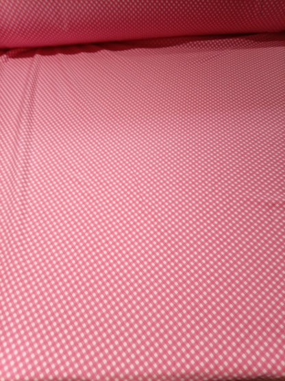 Pink check jersey