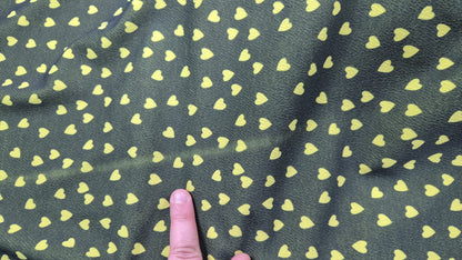 Number 21 hearts scuba crepe 3m