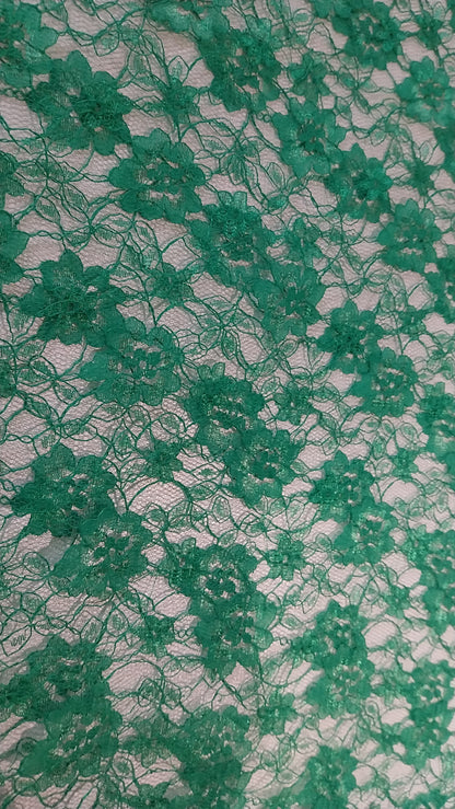 Green lace - no stretch