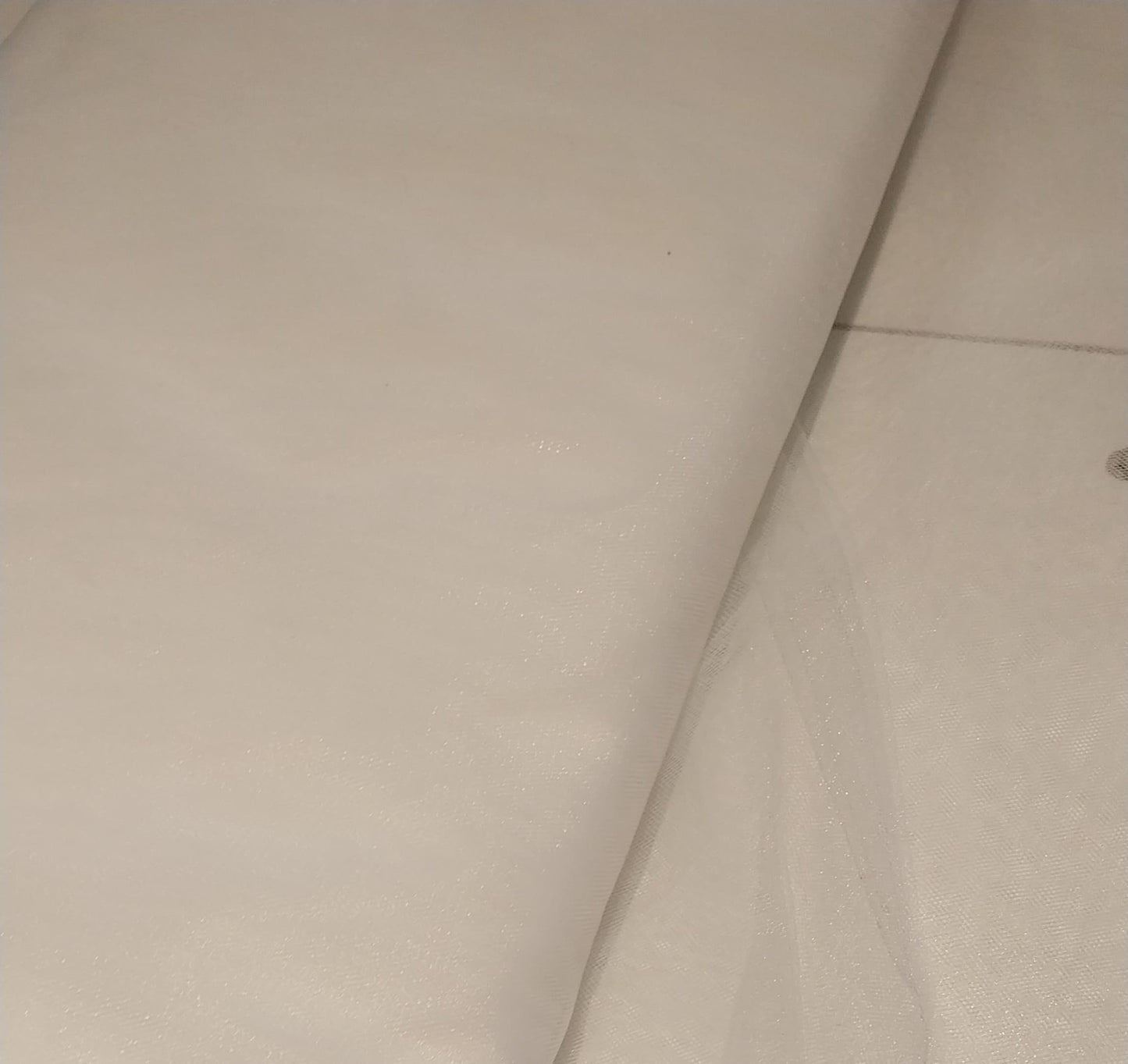 White soft dress net